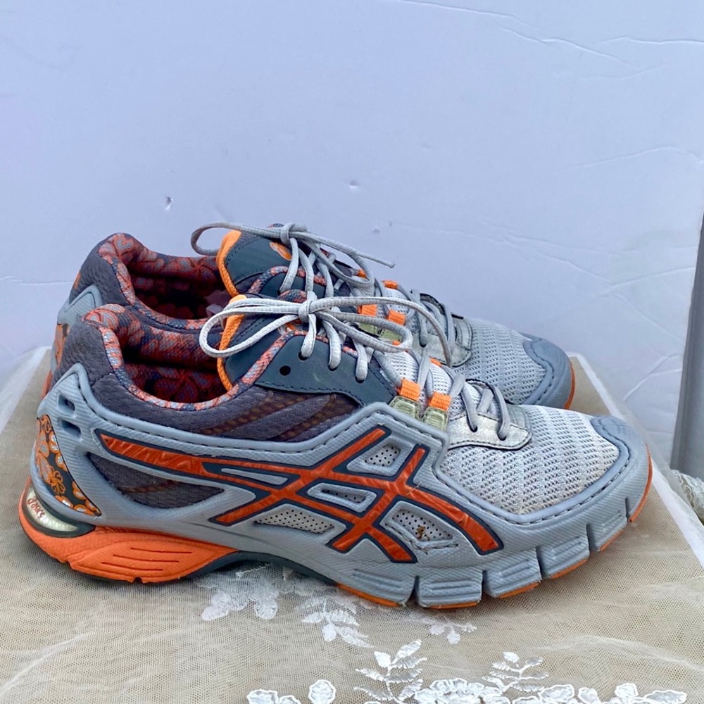 WOMENS ASICS GEL UPSTART RUNNING SNEAKERS - Picture 3 of 12